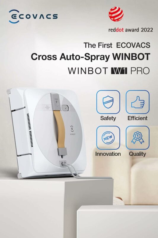 معرفی و خرید شیشه شوی رباتیک اکووکس مدل WINBOT W1 PRO