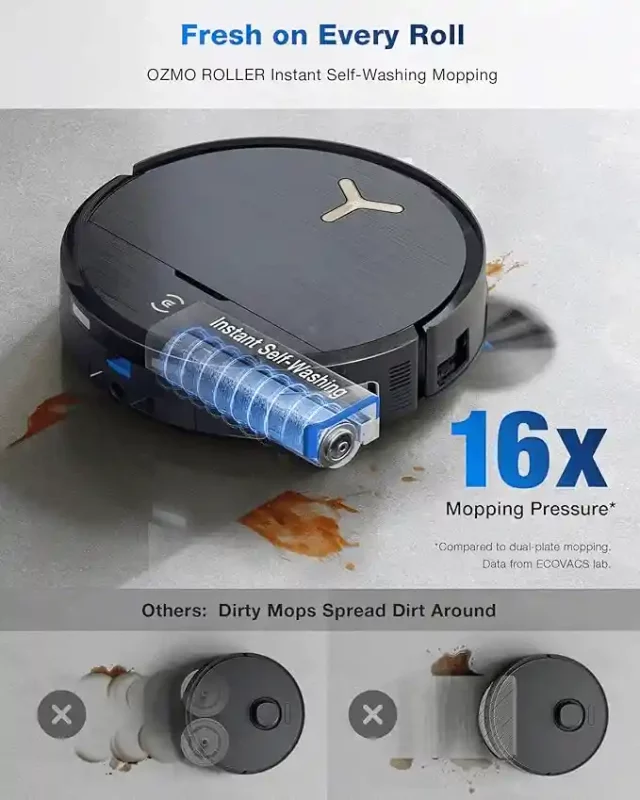 این ایستگاه با استفاده از فناوری Instant Self-Washing Mopping