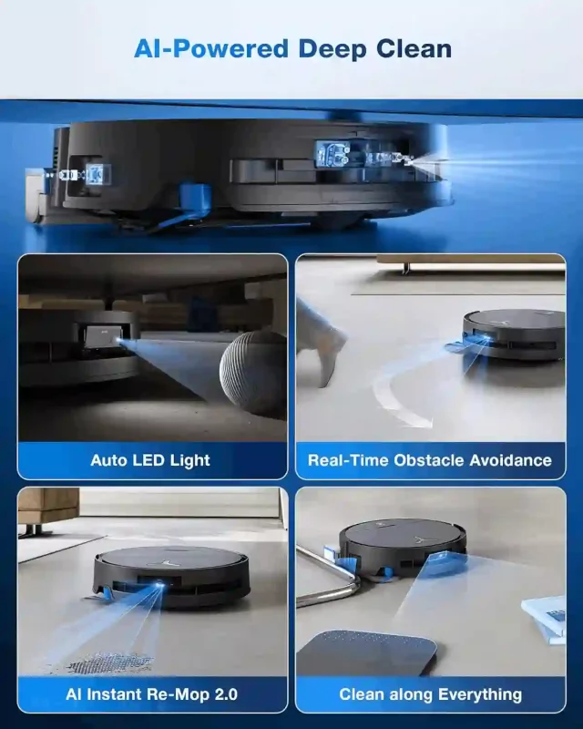 ECOVACS X9 PRO OMNI از ترکیب سیستم ناوبری dToF و حسگرهای AIVI 3D استفاده میکند