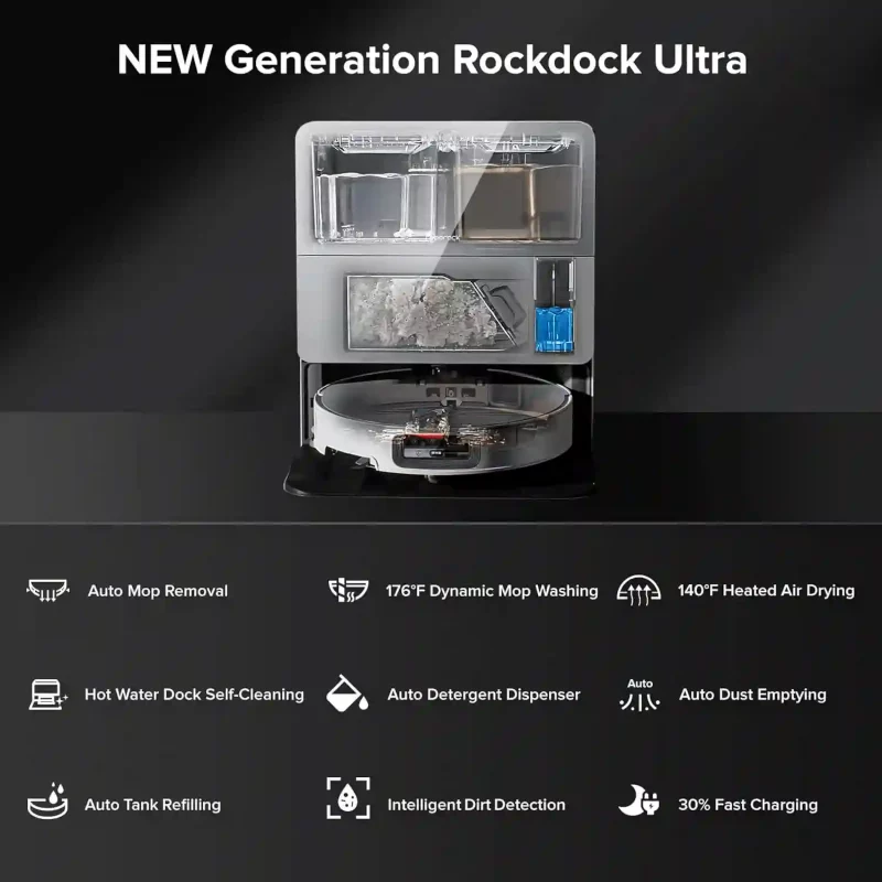 ایستگاه RockDock Ultra 2.0؛ نگهداری کاملاً خودکار SAROS 10