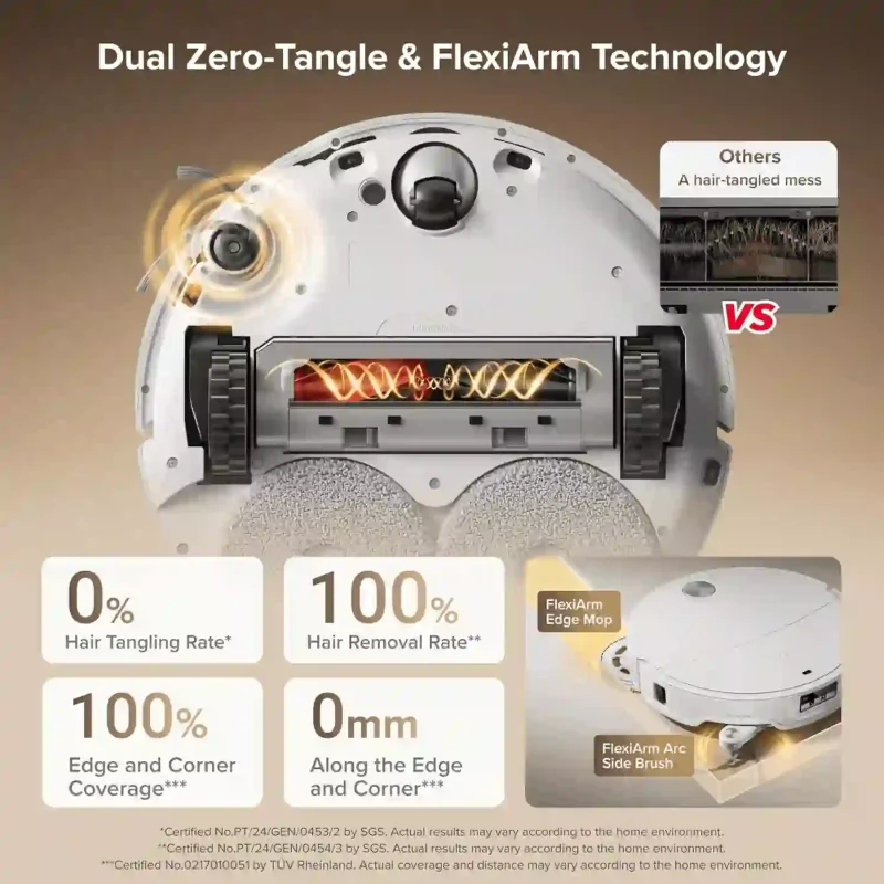 مزایای خرید جارو رباتیک Roborock Qrevo CurvX از فروشگاه زیگوراتک